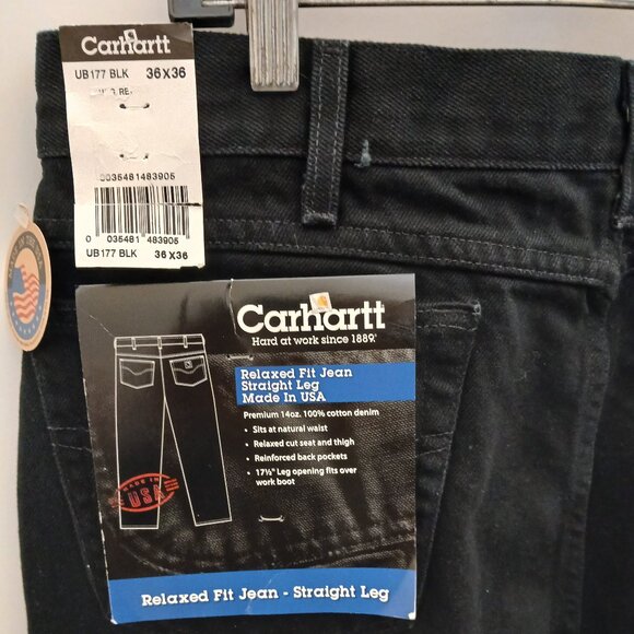 Carhartt Relaxed Fit Jean Straight Leg - Picture 4 of 12